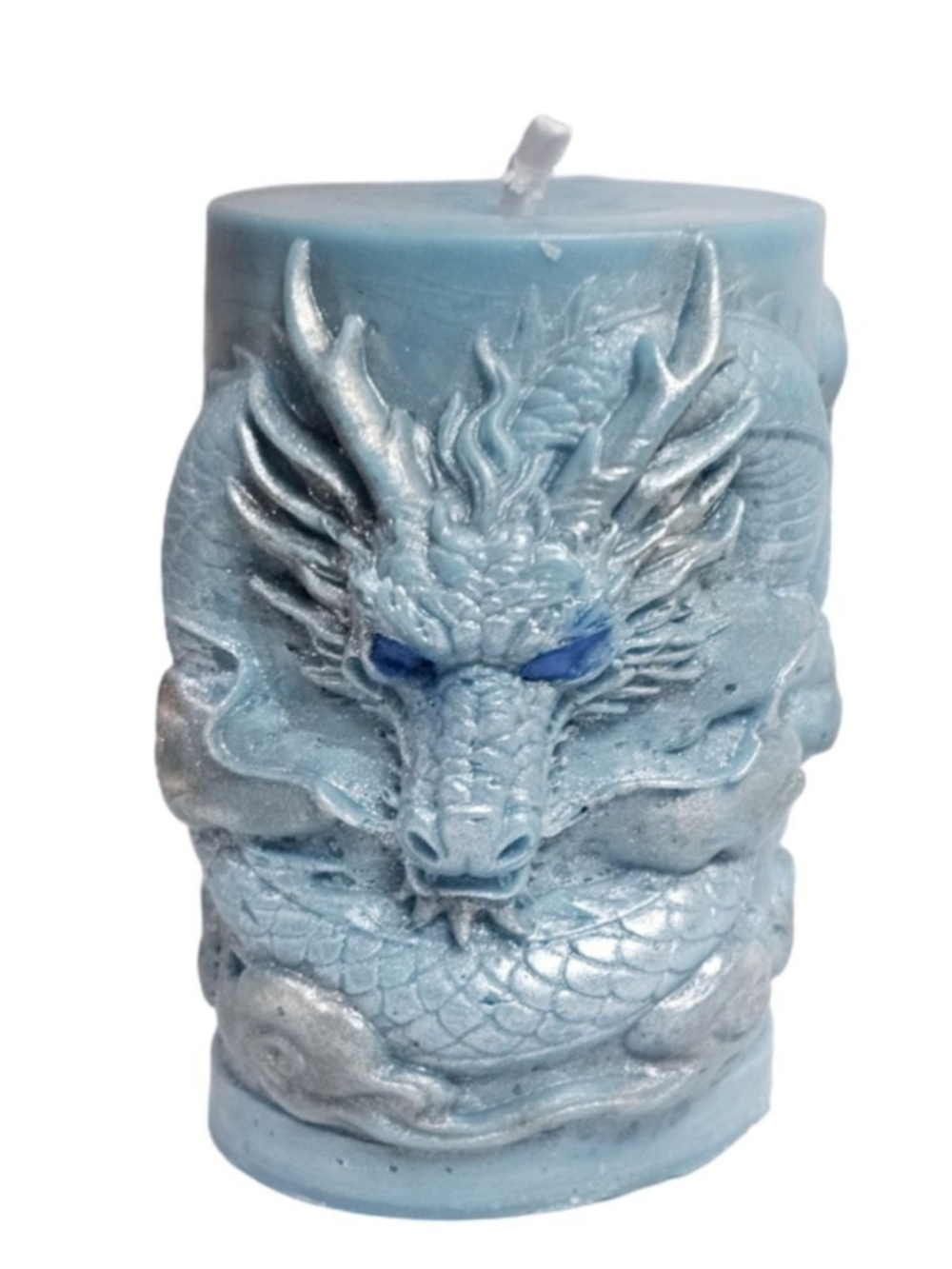 Handmade JK Treasures Dragon Candle Soy Pillar Blend 5.73 oz